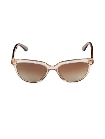 Kate Spade Women's Cayenne 54mm Oval Sunglasses In Neutral