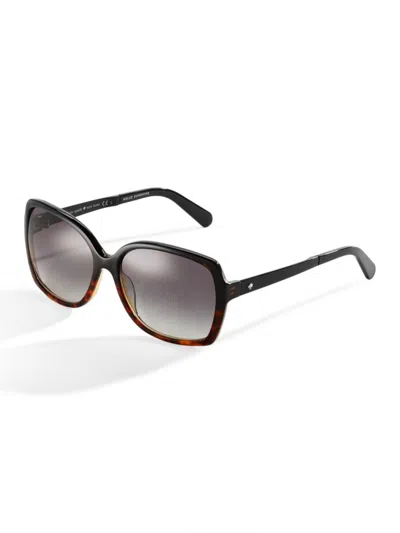 Kate Spade Women's Darilynn 58mm Square Sunglasses In Black