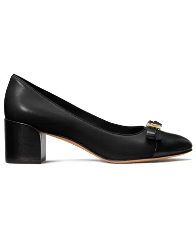 KATE SPADE WOMEN'S DECO BOW SMOOTH LEATHER BALLET PUMPS