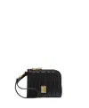 Kate Spade New York Deco Quilted Leather Card Case In Black