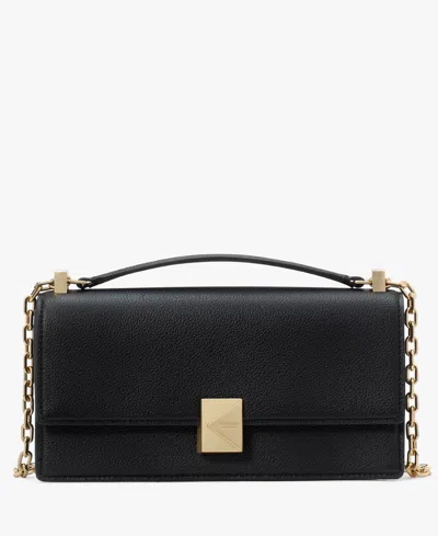 Kate Spade Women's Deco Pebbled Mini Flap Chain Crossbody Bag