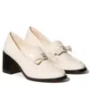 Kate Spade Deco Bow Heeled Loafer In Brown