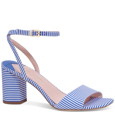 Kate Spade Women's Delphine Ankle-strap Dress Sandals In Wild Blue Iris/fresh
