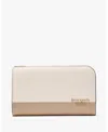 Kate Spade Devin Colorblocked Medium Bifold Wallet In Timeless Taupe Multi