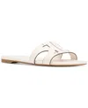 Kate Spade New York Duo Smooth Leather Slide Sandal In Cream