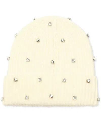 KATE SPADE WOMEN'S EMBELLISHED RIBBED BEANIE