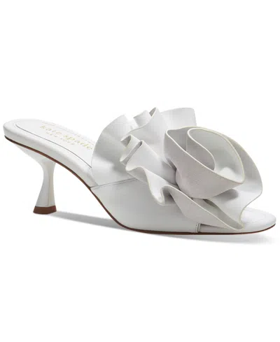 Kate Spade New York Flourish Flower Accent Sandal In White
