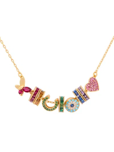 Kate Spade Women's Goldtone & Crystal Mixed-motif Necklace In Multi