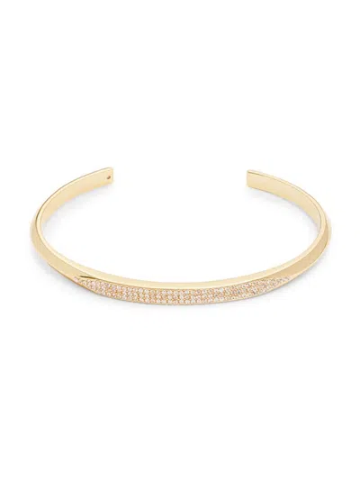 Kate Spade Women's Goldtone & Cubic Zirconia Cuff Bracelet