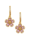 Kate Spade Women's Goldtone & Cubic Zirconia Flower Drop Earrings