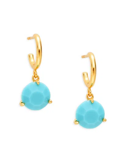 Kate Spade Women's Goldtone Drop Earrings In Blue