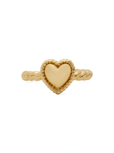 Kate Spade Women's Goldtone Heart Ring