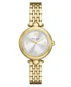 Kate Spade Women's Gracie Round Three-hand Gold-tone Stainless Steel Watch, 32mm In Gold