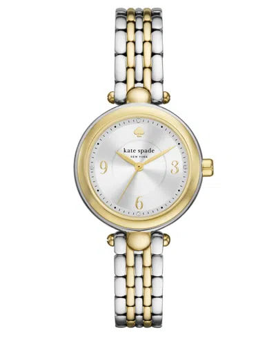 Kate Spade Women's Gracie Round Three-hand Two-tone Stainless-steel Watch, 32mm In Multi