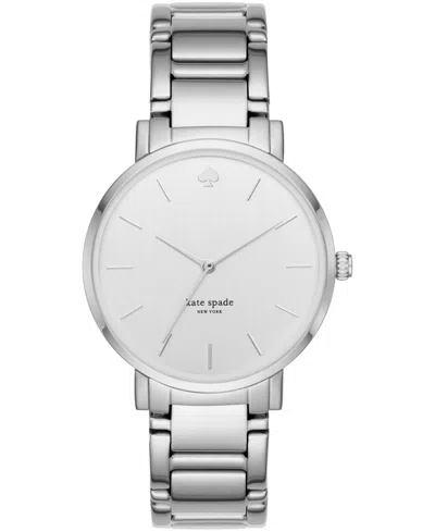 Kate Spade Women's Gramercy Three-hand Silver-tone Alloy Watch 38mm, Ksw9014