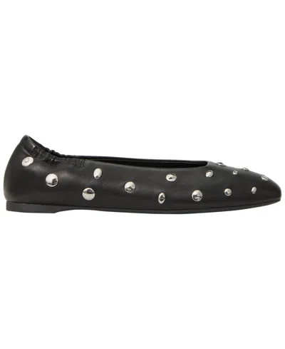 Kate Spade New York Halo Studded Leather Ballet Flat In Animal Print
