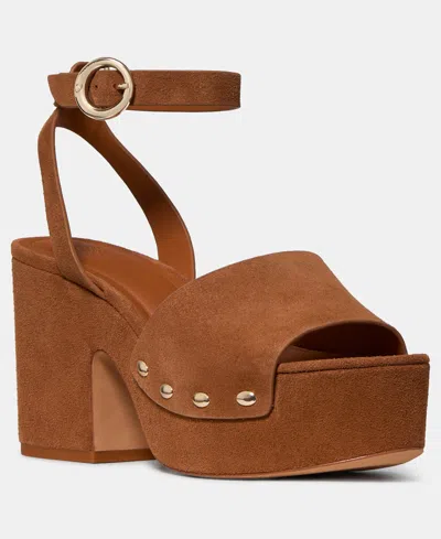 Kate Spade Women's Halo Slip-on Platform Sandals In Brown