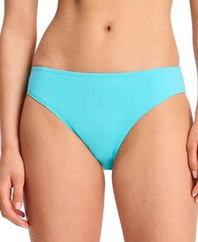 Kate Spade Women's High Cut Bikini Bottoms In River Blue