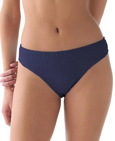 Kate Spade Women's High-cut Swim Bottoms In Blue