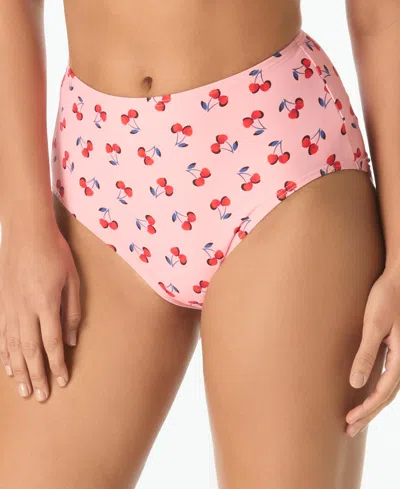 Kate Spade Women's High-waist Swim Bottoms In Pink