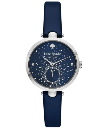 Kate Spade Women's Holland Navy Leather Watch 34mm