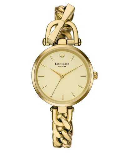 Kate Spade Women's Holland Three-hand Gold-tone Watch 34mm
