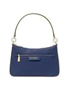 Kate Spade New York Hudson Color Blocked Pebbled Leather Convertible Crossbody In Outer Space