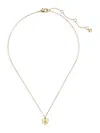 Kate Spade Women's Initial Here Gold-plated Pendant Necklace In B