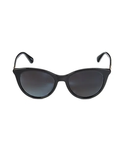 Kate Spade Women's Janalynn 51mm Cat Eye Sunglasses In Black