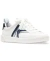 Kate Spade New York Signature Sneaker In True White,pale Saphire Multi