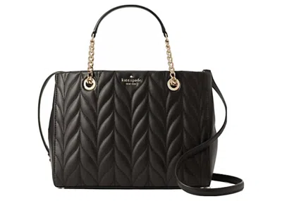 Pre-owned Kate Spade Women's  Briar Lane Quilted Crossbody Bag Medium In Black