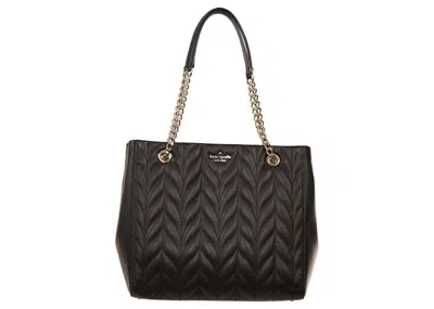 Pre-owned Kate Spade Women's  Briar Lane Quilted Willis Tote Bag In Black