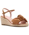 Kate Spade New York Leandra Ankle Strap Wedge Sandal In Bungalow
