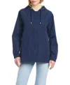 Kate Spade Women's Lightweight Zip-front Water-resistant Jacket In Blue