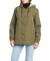 Kate Spade Women's Lightweight Zip-front Water-resistant Jacket In Green