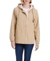 Kate Spade New York Hooded Rain Jacket In Spring Khaki