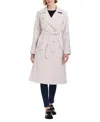 Kate Spade Women S Long Double-breasted Trench Coat In Sesame Cake