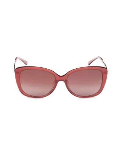 Kate Spade Women's Lorene 57mm Cat Eye Sunglasses In Pink