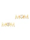 KATE SPADE WOMEN'S LOVE YOU, MOM GOLD-PLATED & CUBIC ZIRCONIA STUD EARRINGS