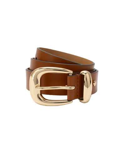 Kate Spade Women's Molten Buckle And Loop Belt In Yellow