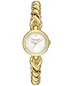 Kate Spade Women's Monroe Gold-tone Stainless Steel Bracelet Watch 24mm In Gold-tone
