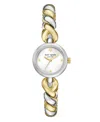 Kate Spade Monroe Twist Two Tone Watch In Multi
