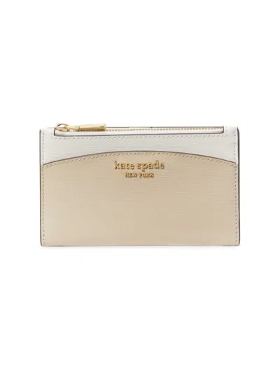 Kate Spade Women's Morgan Colorblocked Leather Bifold Wallet In Neutral