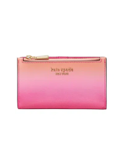 Kate Spade Women's Morgan Ombré Leather Wallet In Gold