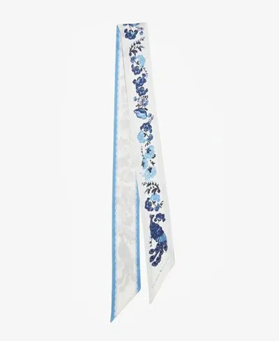 Kate Spade Women's Peacock Floral Skinny Scarf