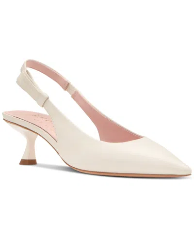 KATE SPADE WOMEN'S RILEY SLINGBACK KITTEN-HEEL PUMPS