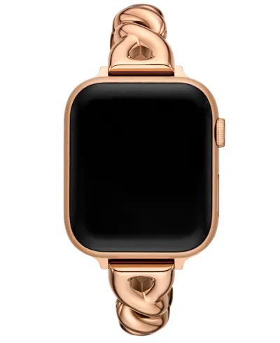 Kate Spade Women's Rose Gold-tone Stainless Steel Band For Apple Watch, 38/40/41/42/44/45mm