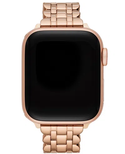 KATE SPADE WOMEN'S ROSE GOLD-TONE STAINLESS STEEL BAND FOR APPLE WATCH, 42,44,45,49MM
