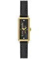 Kate Spade Women's Rosedale Black Leather Watch 32mm In Black