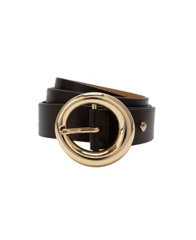 Kate Spade Women's Round Molten Buckle Belt In Pink